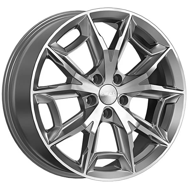 ДЛ 5*114.3 19*7.5 D67.1 ET45 Скад Паркер Алмаз графит